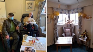 Couple celebrates golden wedding anniversary at Forfar care home